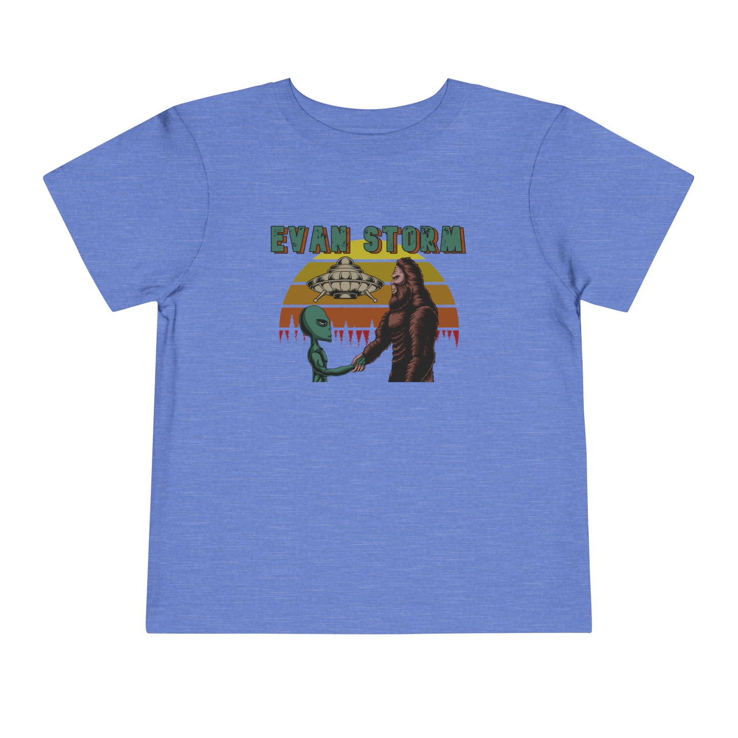 Toddler Evan Storm UFO BIGfoot Teamwork Short Sleeve Tee