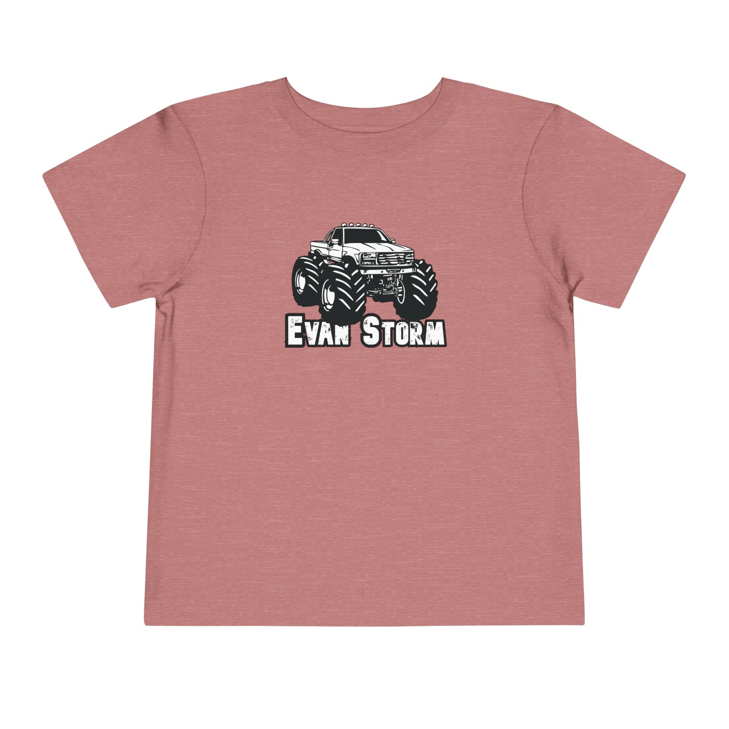 Toddler Evan Storm Vintage Monster Truck Short Sleeve Tee