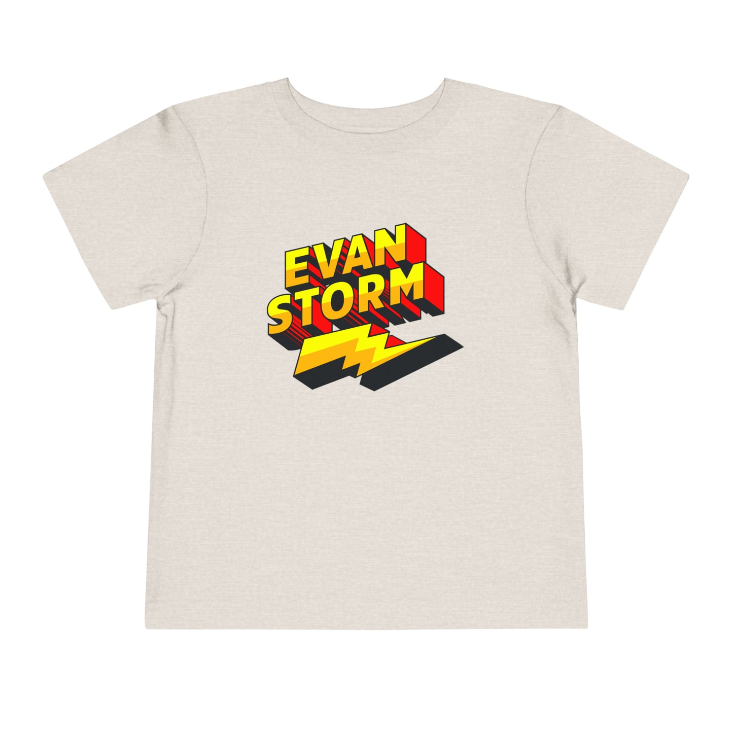 Toddler Evan Storm Logo Short Sleeve Tee