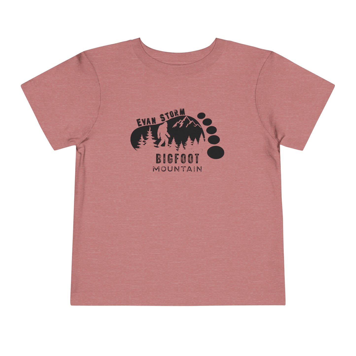 Toddler Evan Storm Bigfoot Mountain Short Sleeve Tee