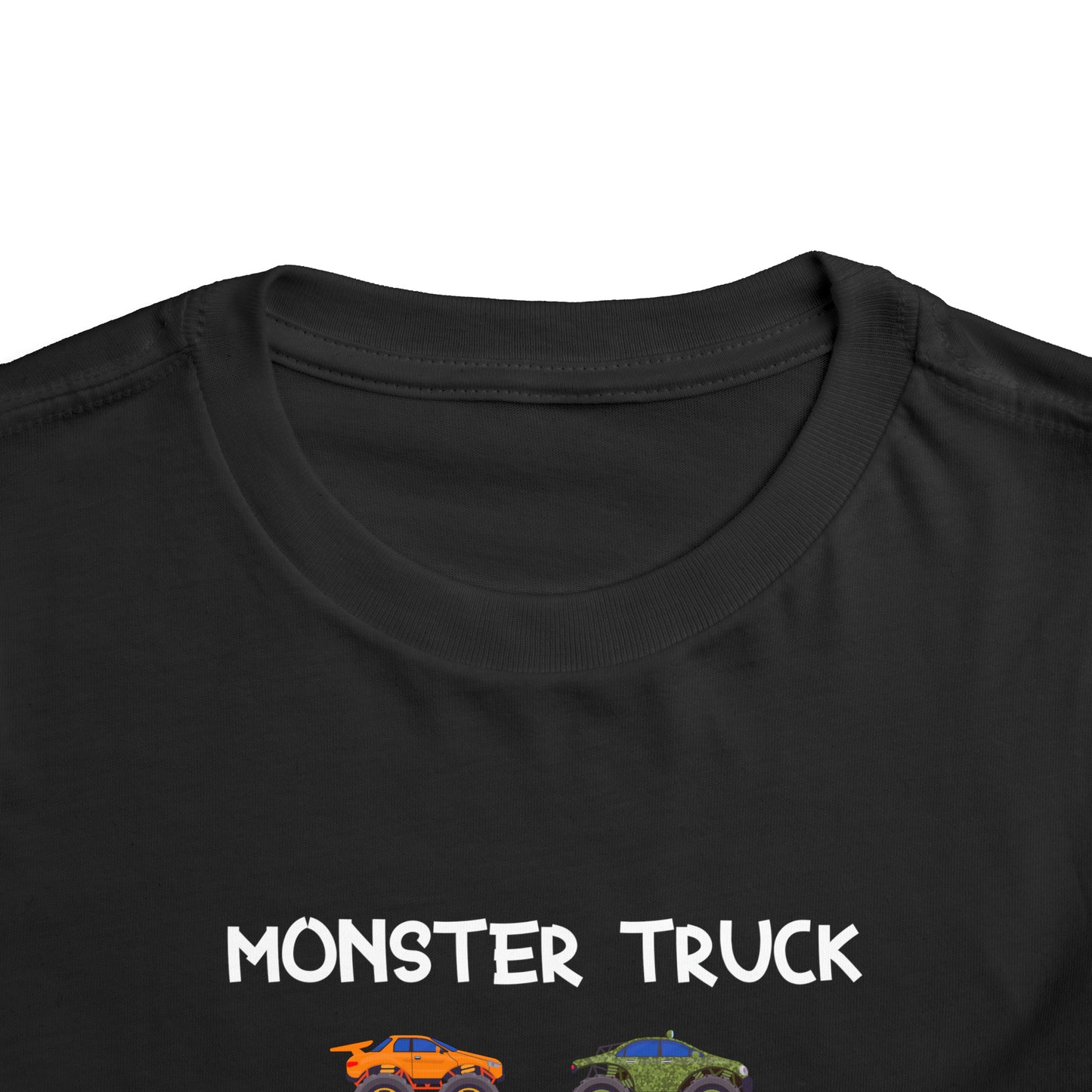 Toddler Short Sleeve Evan Storm Monster Truck Expert Tee