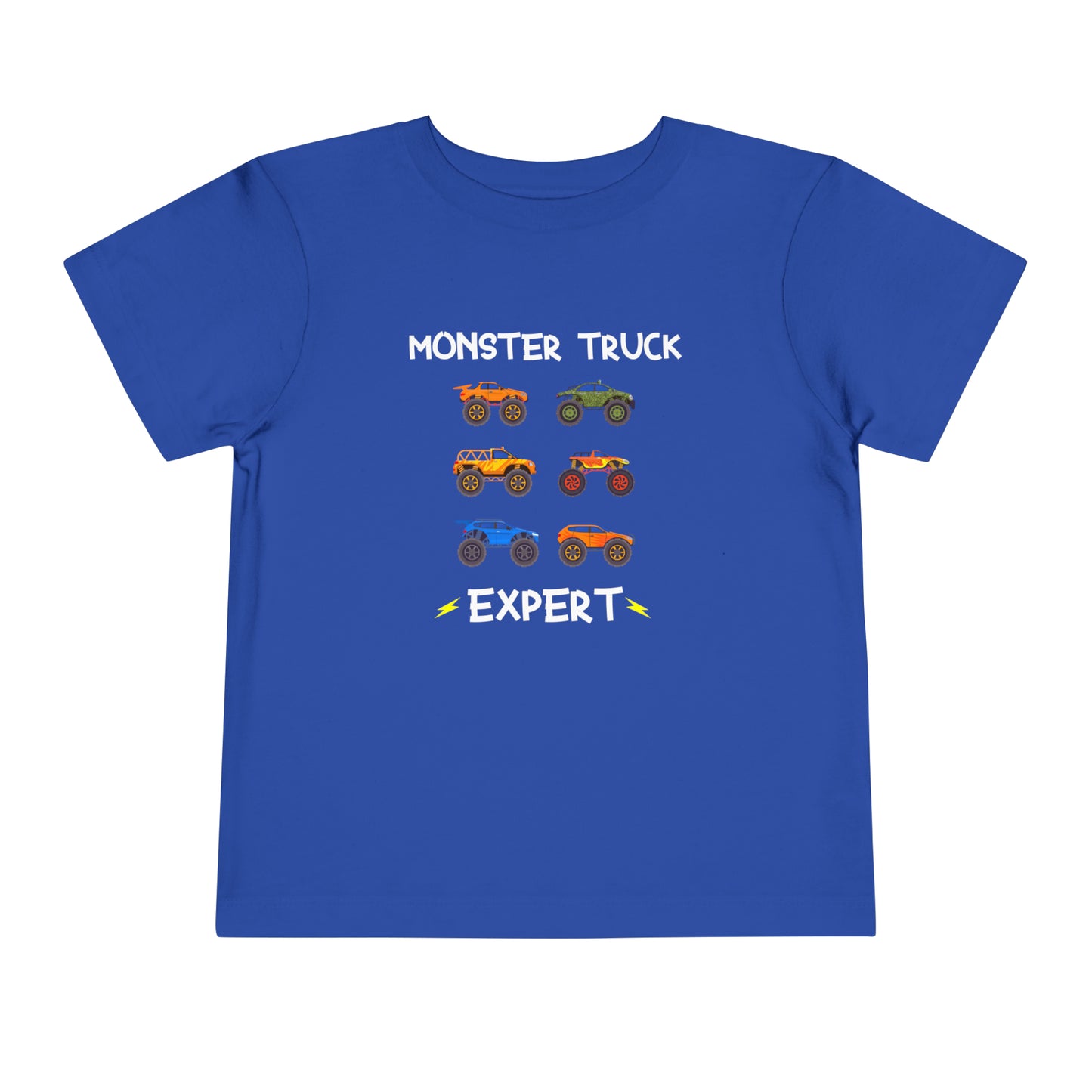 Toddler Short Sleeve Evan Storm Monster Truck Expert Tee