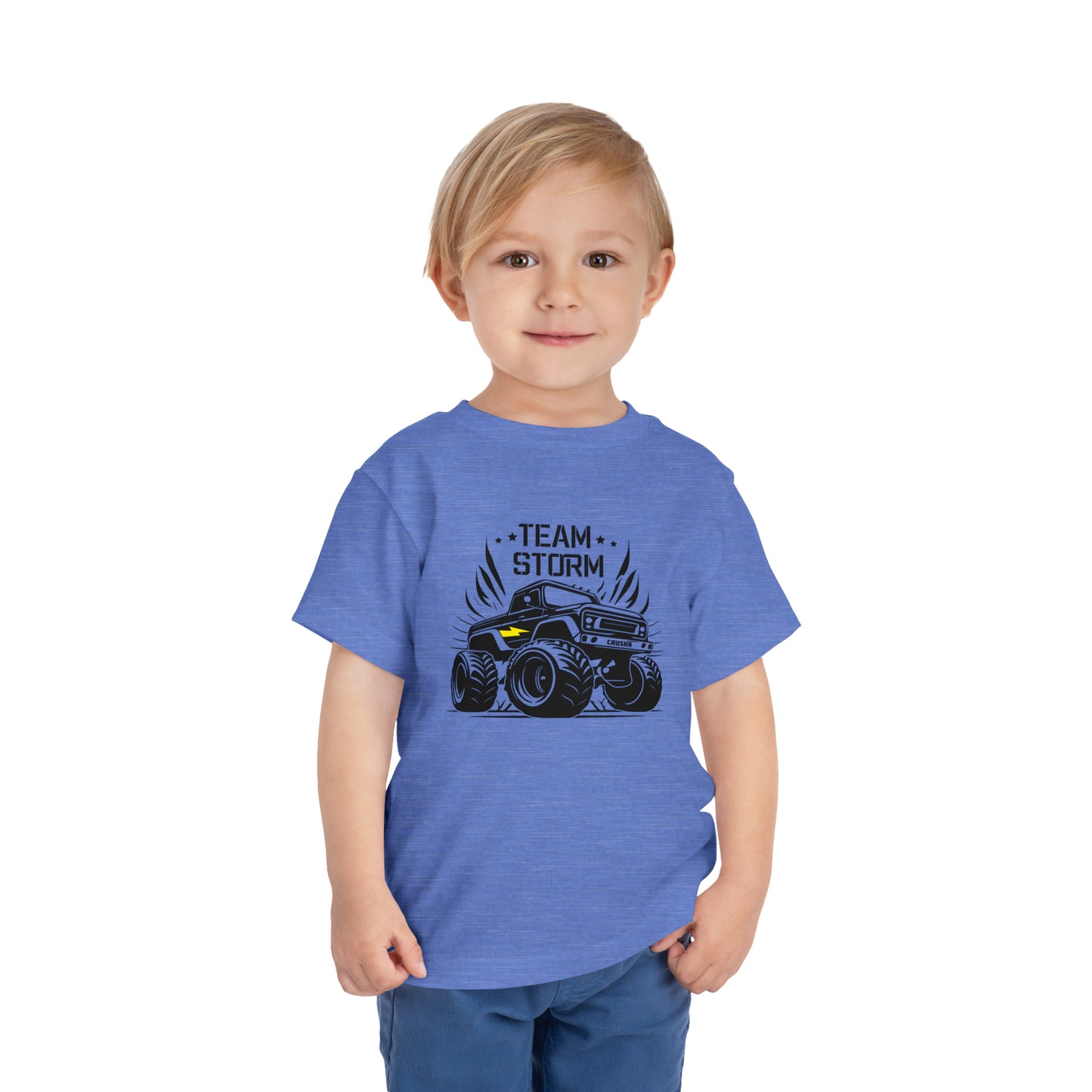 Toddler Team Storm Monster Truck Short Sleeve Tee