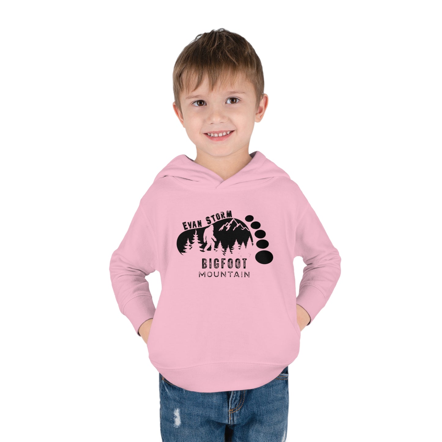 Toddler Bigfoot Mountain Pullover Fleece Hoodie