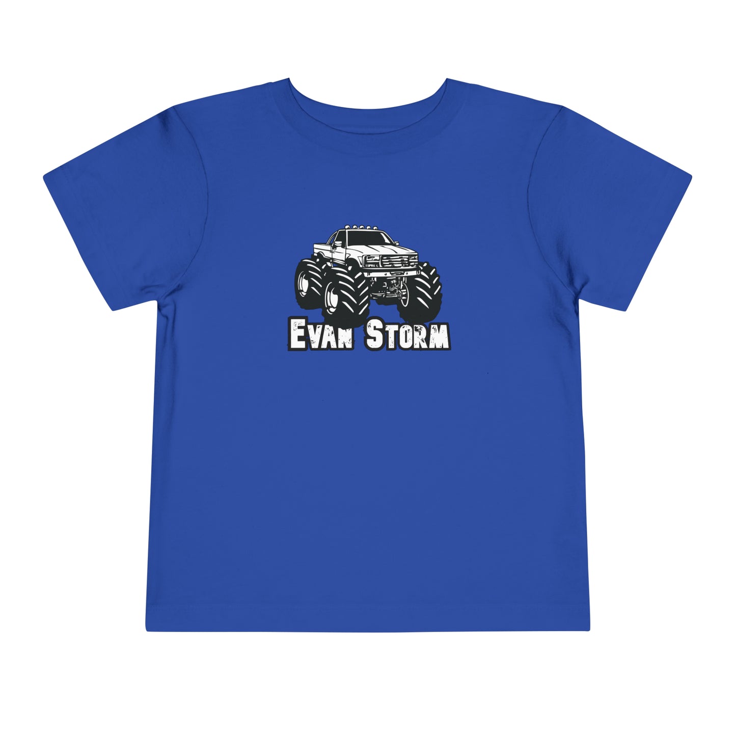 Toddler Evan Storm Vintage Monster Truck Short Sleeve Tee