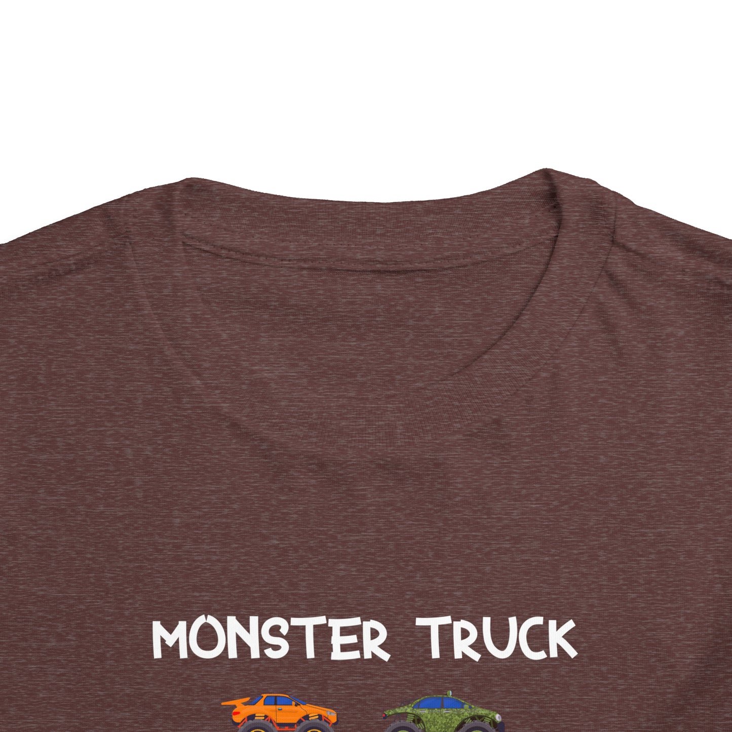 Toddler Short Sleeve Evan Storm Monster Truck Expert Tee