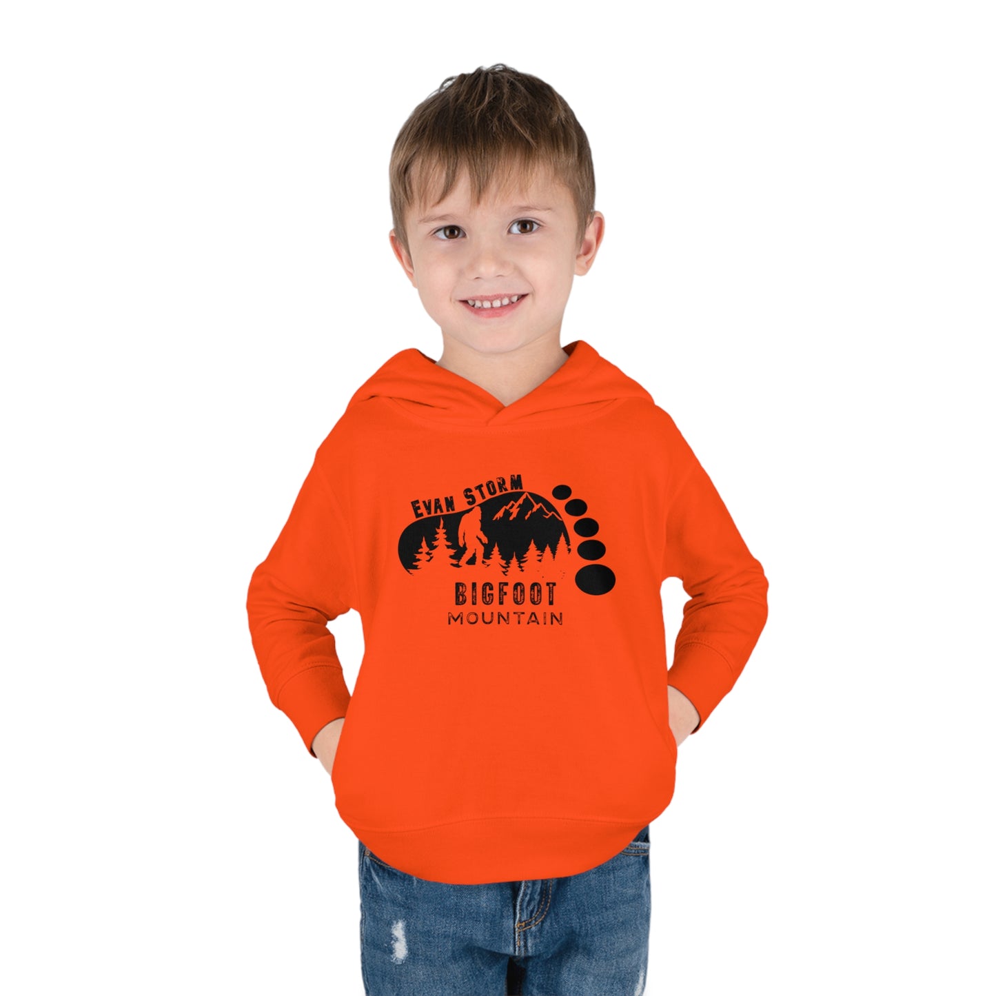 Toddler Bigfoot Mountain Pullover Fleece Hoodie