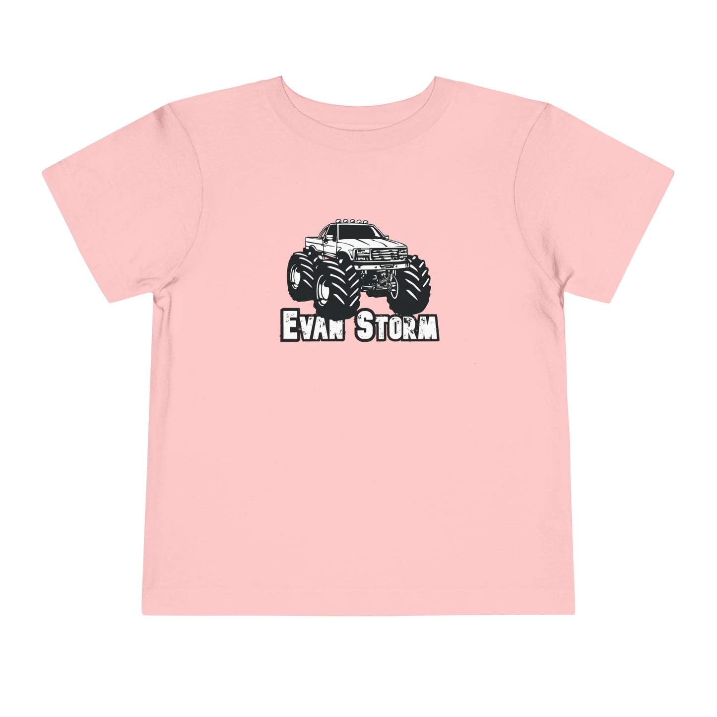 Toddler Evan Storm Vintage Monster Truck Short Sleeve Tee