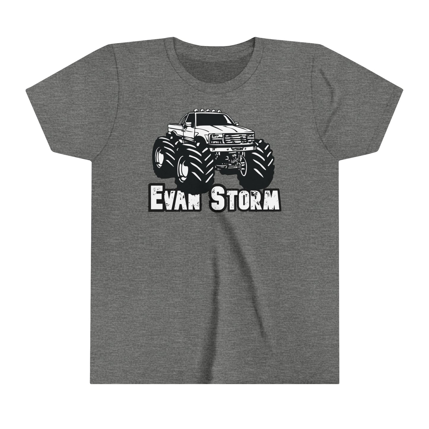 Youth Evan Storm Vintage Monster Truck Short Sleeve Tee