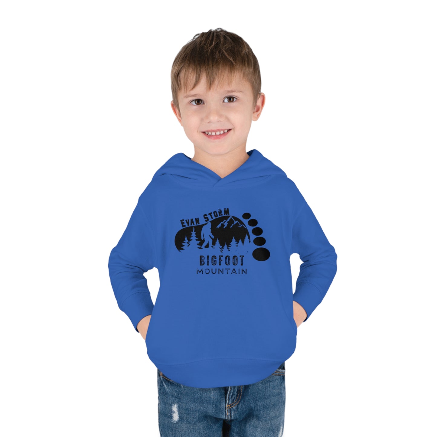 Toddler Bigfoot Mountain Pullover Fleece Hoodie