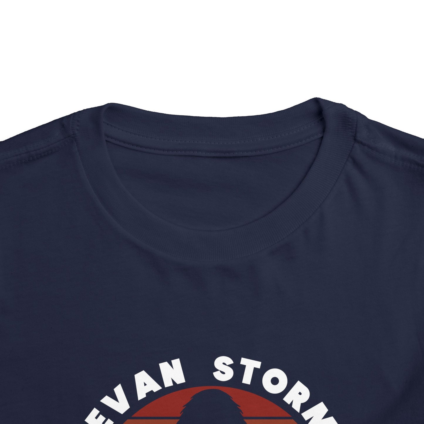 Toddler Evan Storm Bigfoot Research Team Short Sleeve Tee