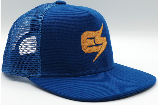 Youth Evan Storm Trucker Snapback Blue Hat