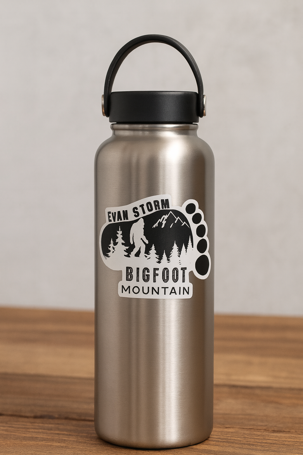 Sticker: Evan Storm Bigfoot Mountain (1 Piece)