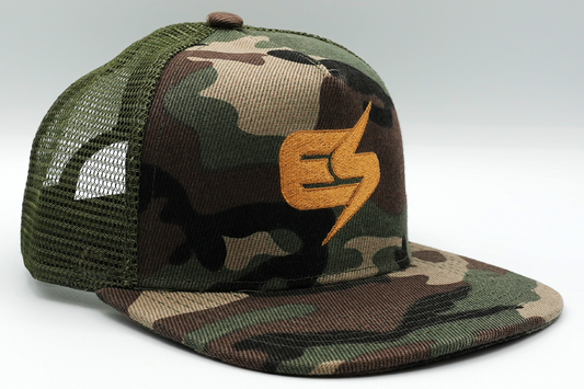 Youth Evan Storm Green Camo Snapback Hat