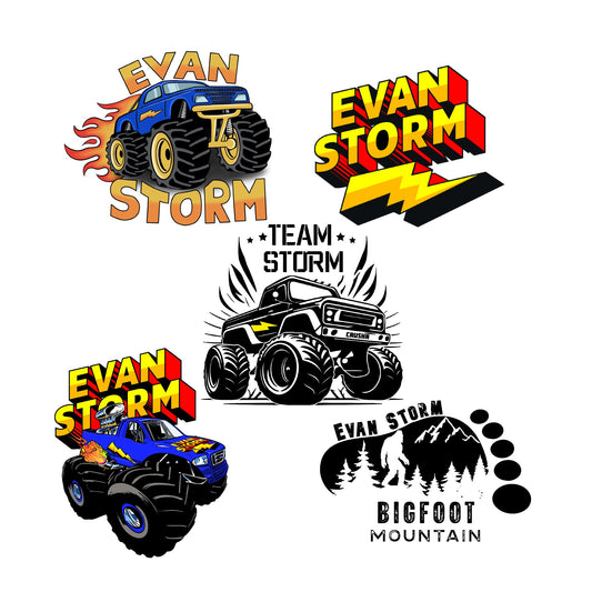 Evan Storm Sticker Bundle (5 Pieces)