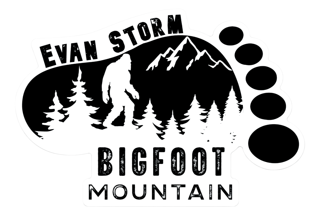 Sticker: Evan Storm Bigfoot Mountain (1 Piece)